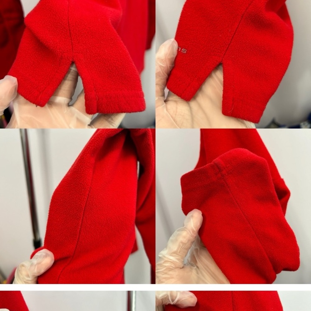 Vibrant Red V-Neck Sweater - Picture 8 of 10